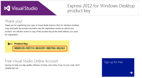Visual Studio 2012 Ultimate Product Key Download
